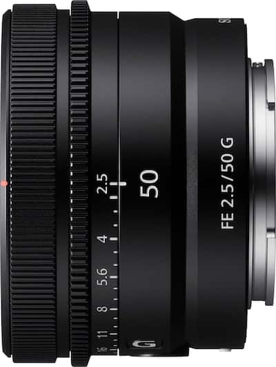 FE 50mm F2.5 G Full frame Ultra compact G Lens for Sony Alpha E FE 50mm F2.5 G Full frame Ultra compact G Lens for Sony Alpha E