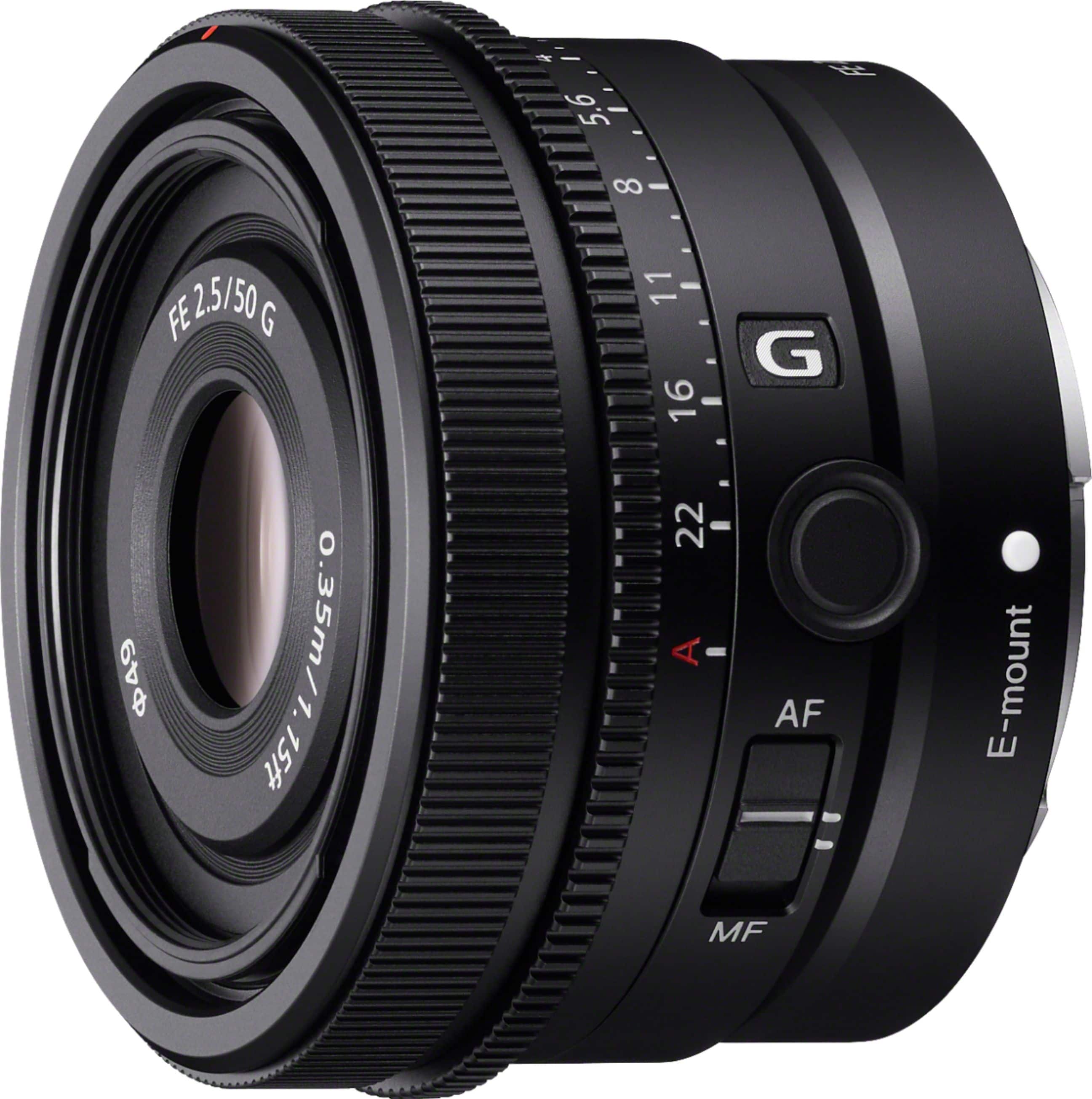 FE 50mm F2.5 G Full frame Ultra compact G Lens for Sony Alpha E FE 50mm F2.5 G Full frame Ultra compact G Lens for Sony Alpha E