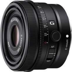 FE 50mm F2.5 G Full-frame Ultra-compact G Lens for Sony Alpha E-mount Cameras - Black - Front_Zoom