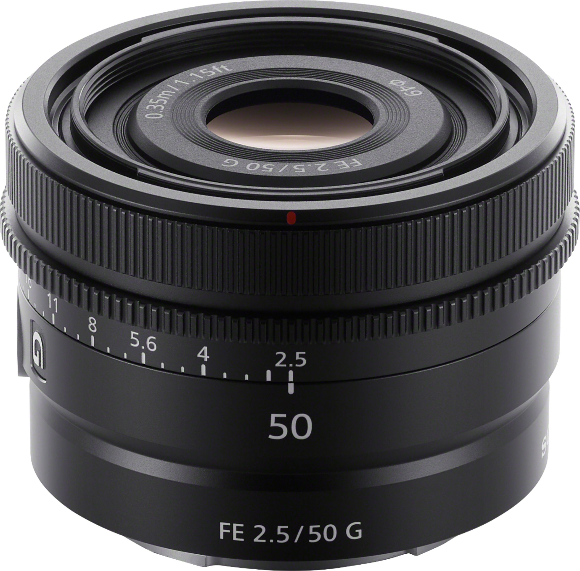FE 50mm F2.5 G Full-frame Ultra-compact G Lens for Sony Alpha E