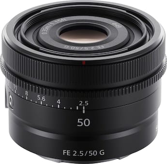 FE 50mm F2.5 G Full frame Ultra compact G Lens for Sony Alpha E FE 50mm F2.5 G Full frame Ultra compact G Lens for Sony Alpha E