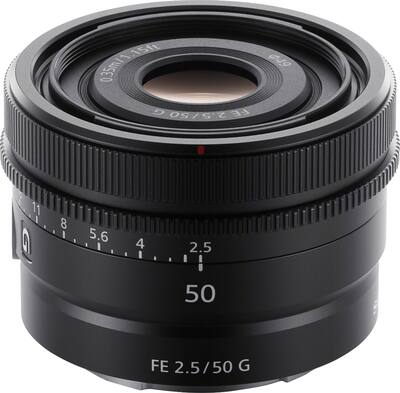 FE 50mm F2.5 G Full frame Ultra compact G Lens for Sony Alpha E FE 50mm F2.5 G Full frame Ultra compact G Lens for Sony Alpha E