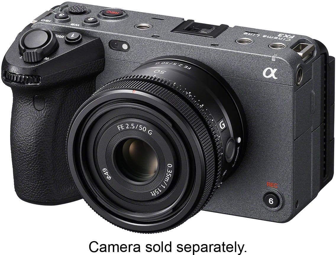 Alt View 23. Sony - FE 50mm F2.5 G Full-frame Ultra-compact G Lens for Sony Alpha E-mount Cameras - Black.