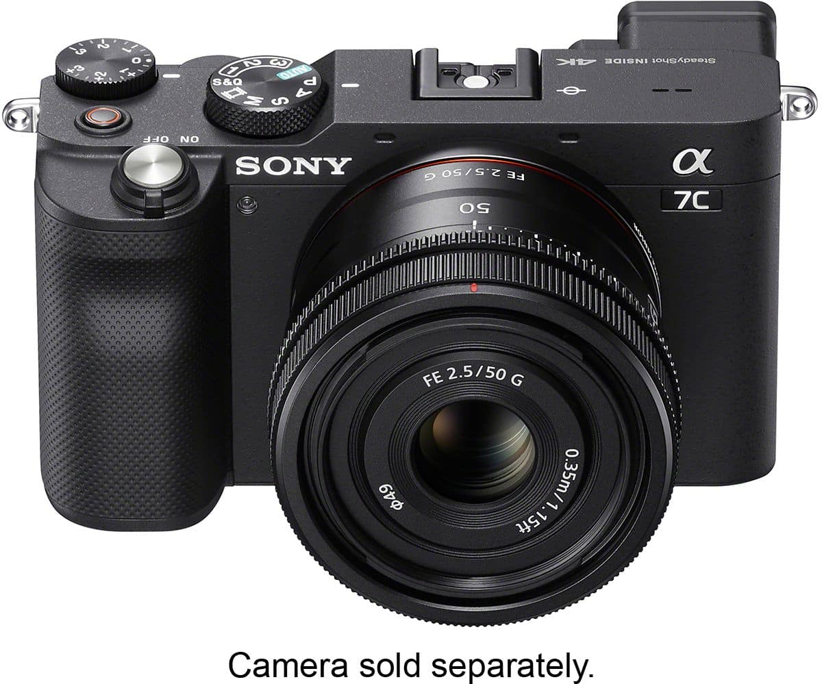 FE 50mm F2.5 G Full-frame Ultra-compact G Lens for Sony Alpha E