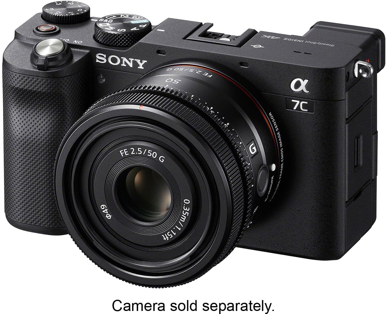 Alt View 25. Sony - FE 50mm F2.5 G Full-frame Ultra-compact G Lens for Sony Alpha E-mount Cameras - Black.