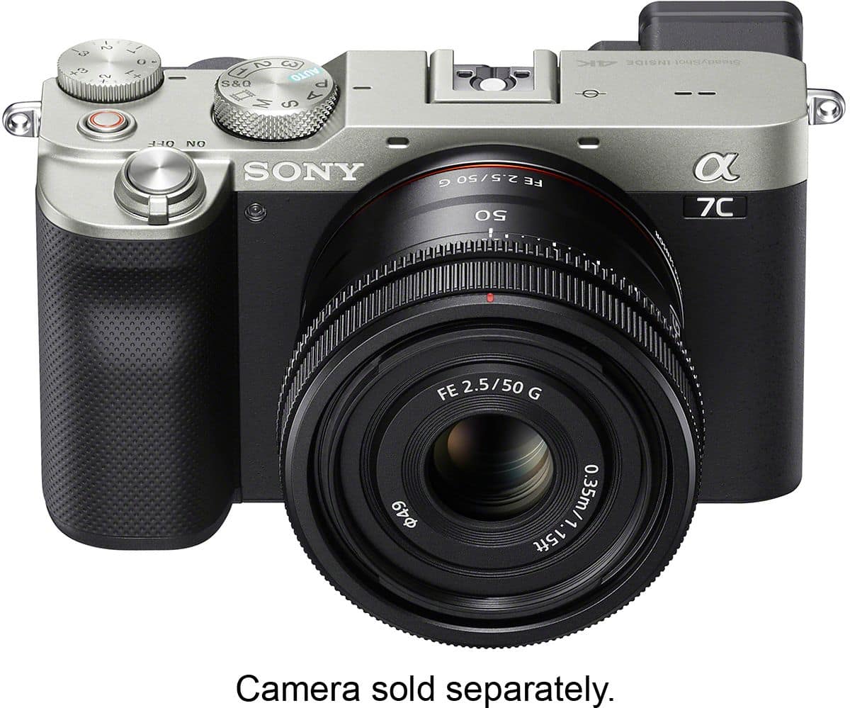 FE 50mm F2.5 G Full-frame Ultra-compact G Lens for Sony Alpha E 