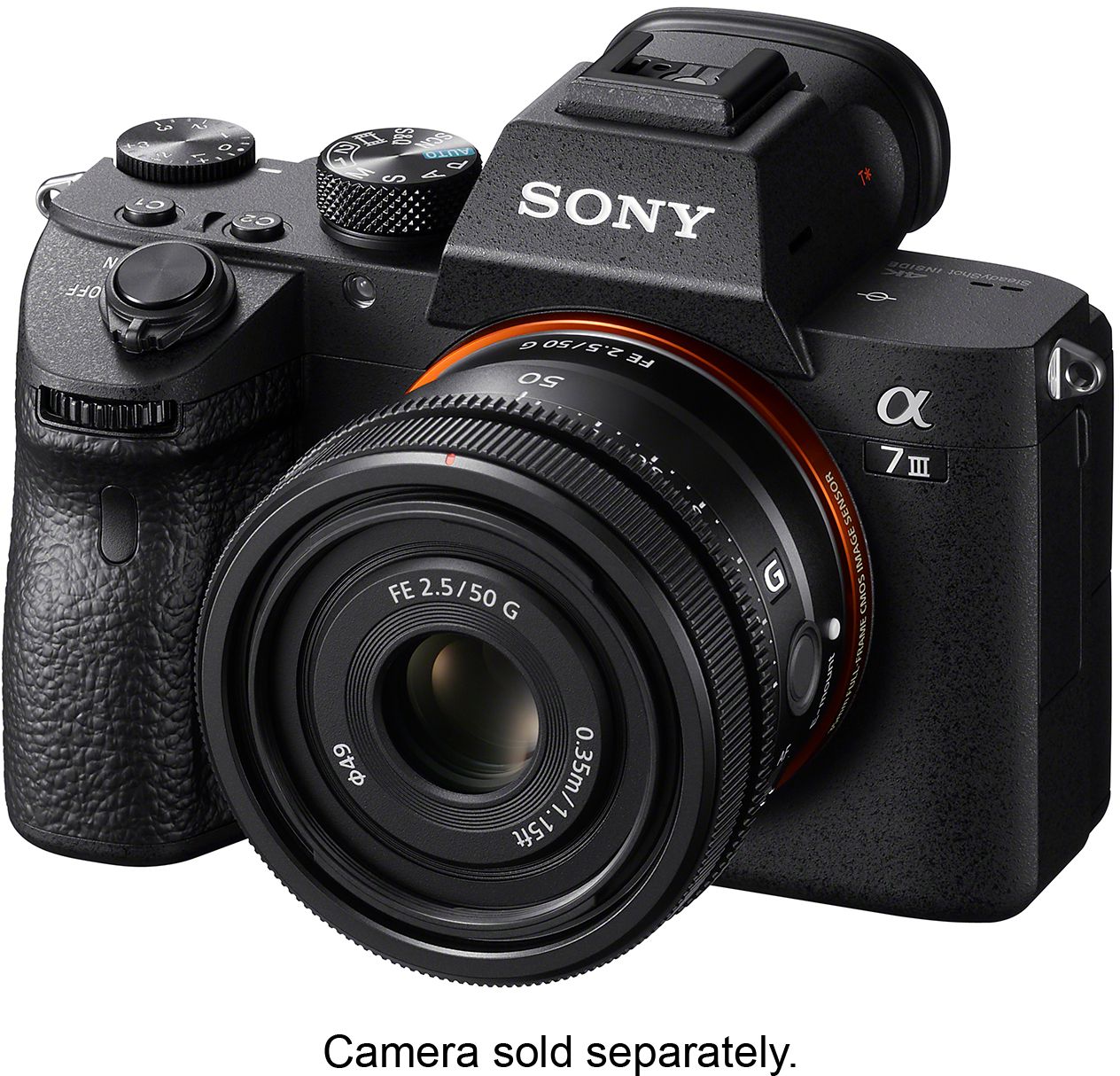 FE 50mm F2.5 G Full-frame Ultra-compact G Lens for Sony Alpha E-mount  Cameras Black SEL50F25G - Best Buy