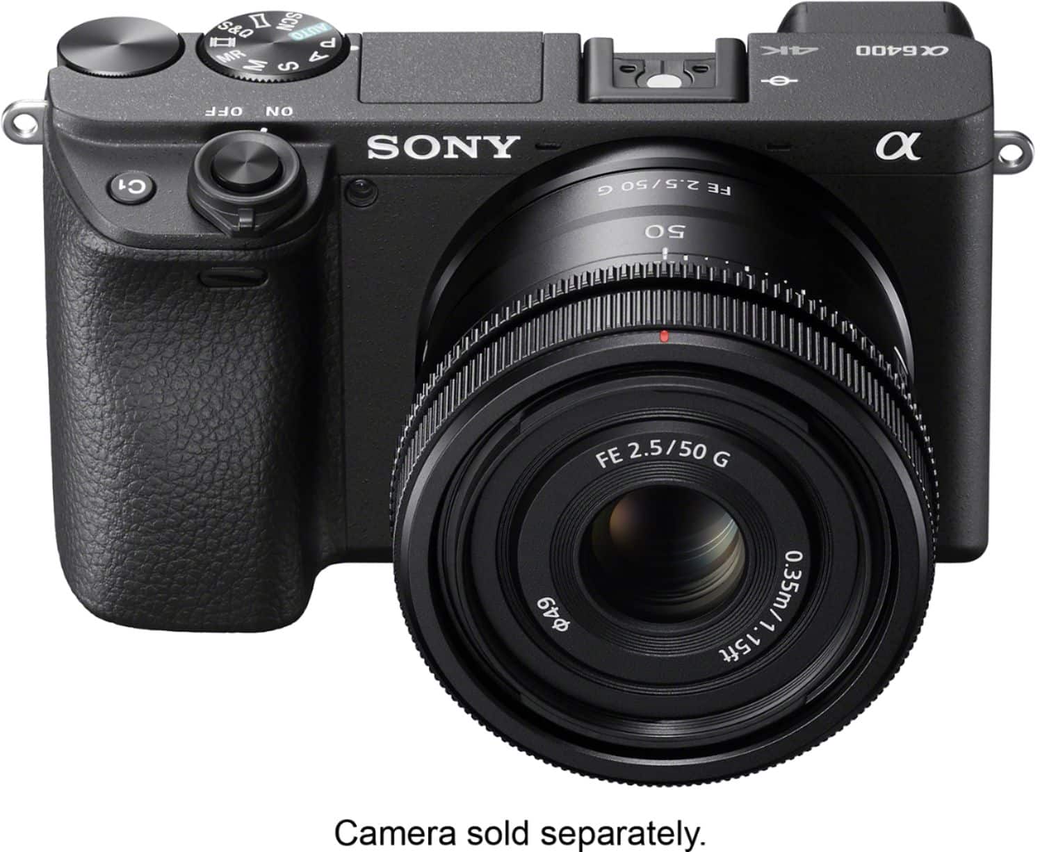 Alt View 30. Sony - FE 50mm F2.5 G Full-frame Ultra-compact G Lens for Sony Alpha E-mount Cameras - Black.