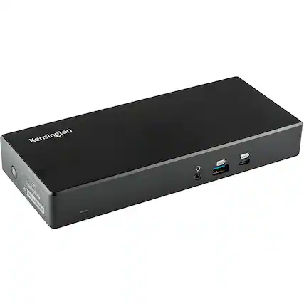 Front. Kensington - SD4780P Docking Station - Black.