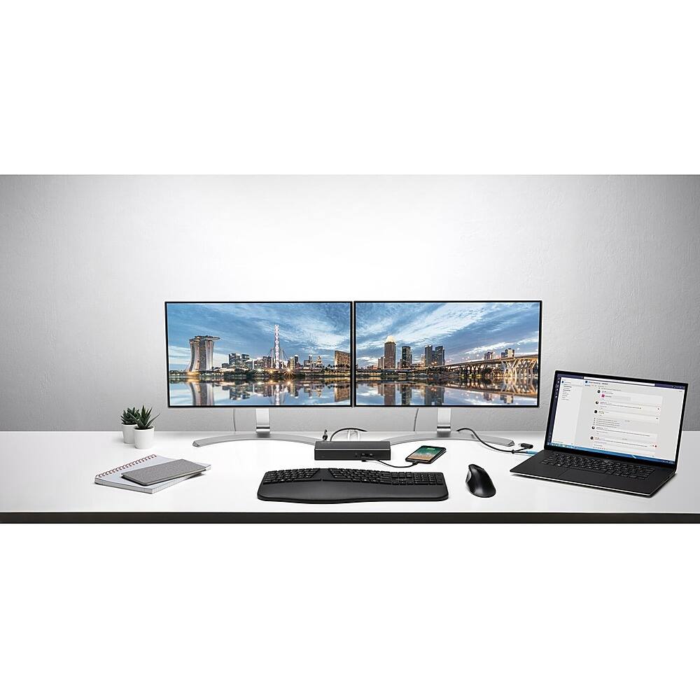 Alt View 22. Kensington - SD4780P Docking Station - Black.