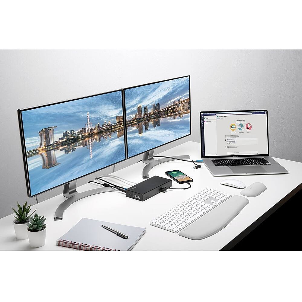 Alt View 24. Kensington - SD4780P Docking Station - Black.