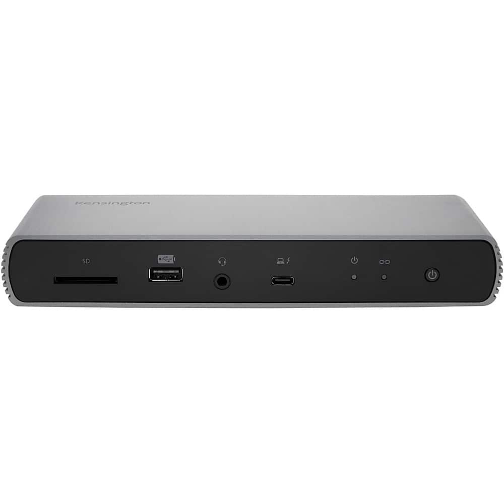 Alt View 21. Kensington - SD5700T Thunderbolt 4 Dual 4K Docking Station with 90W PD - Gray.