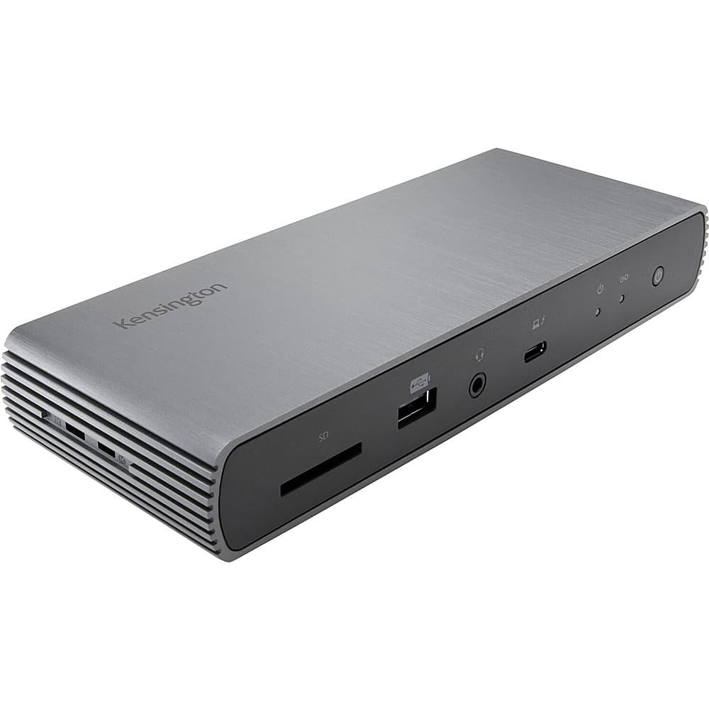 Alt View 22. Kensington - SD5700T Thunderbolt 4 Dual 4K Docking Station with 90W PD - Gray.