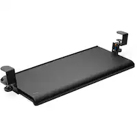 Kensington - SmartFit Clamp-On Keyboard Drawer - Black - Front_Zoom