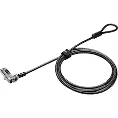 Front. Kensington - Slim Combo Lock for Standard Slot - Black.