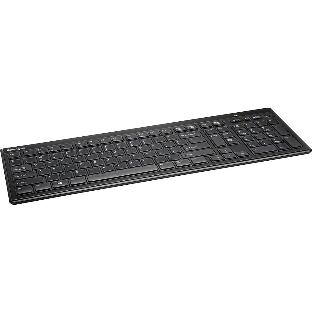 Front. Kensington - K72344US Full-size Wireless SlimType Keyboard - Black.