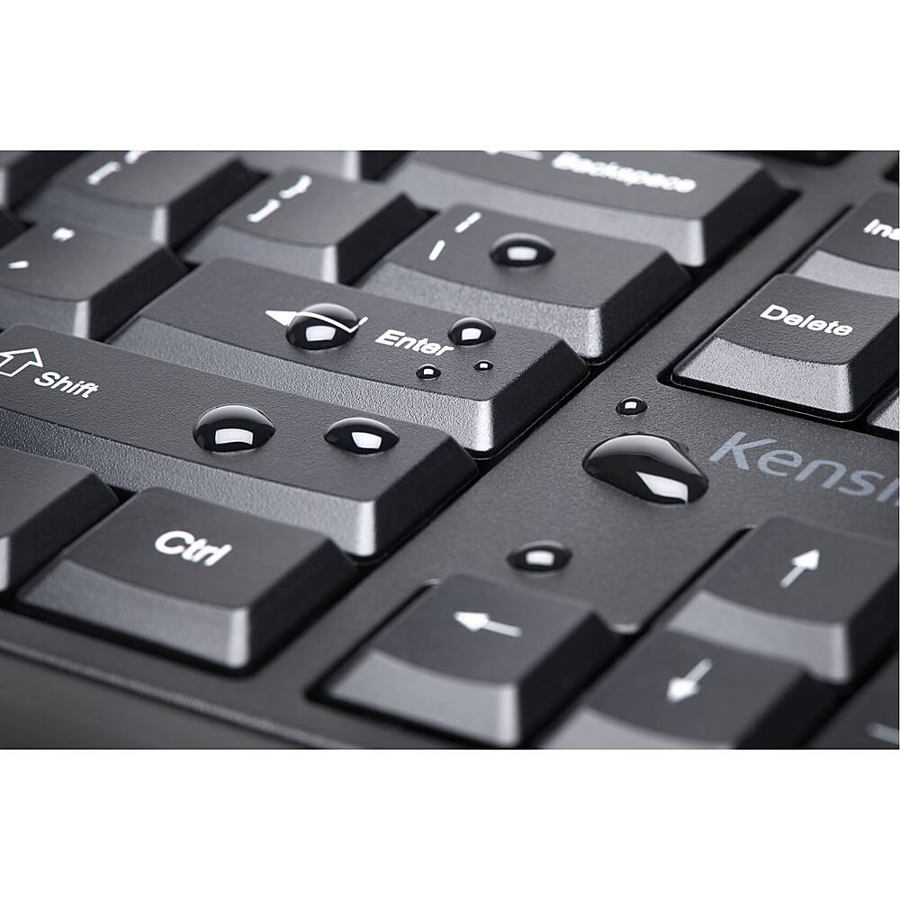 Alt View 17. Kensington - K75400US Full-size Wired Keyboard with Pro Fit Ergo - Black.