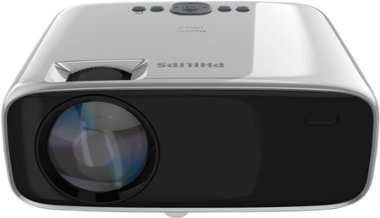 Philips - NeoPix Ultra 2, True Full HD projector with Apps and built-in Media Player - Silver - Front_Zoom