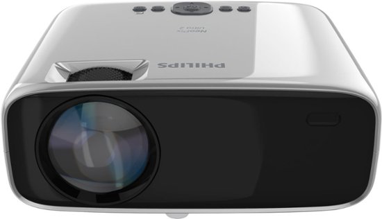 Front Zoom. Philips - NeoPix Ultra 2, True Full HD projector with Apps and built-in Media Player - Silver.