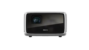 Philips - Screeneo S4 Projector, Full HD, Android OS - Silver - Front_Zoom