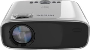 Philips - NeoPix Easy 2+, True HD projector with built-in Media Player - silver - Front_Zoom
