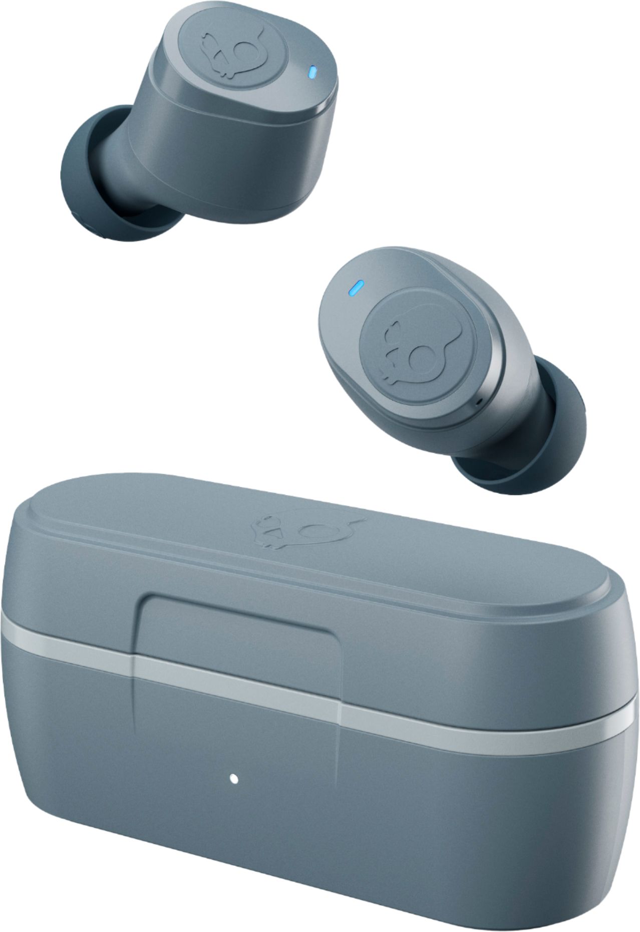 Angle View: Skullcandy - Jib True Wireless In-Ear Headphones - Chill Grey