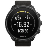 SUUNTO - 9 Baro Titanium Outdoor/Sports Adventure Tracking Connected Watch with GPS and Heart Rate - Charcoal Black - Front_Zoom