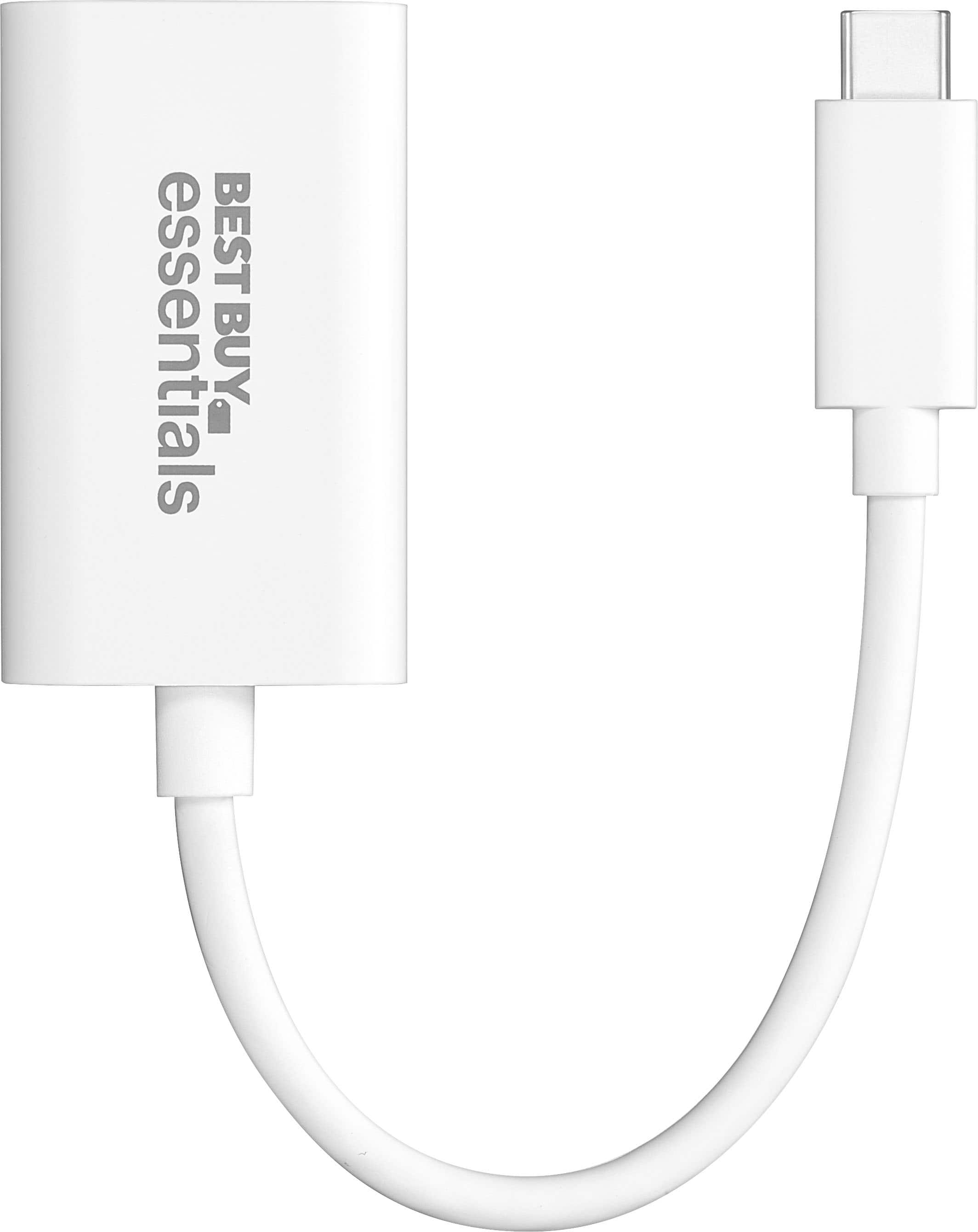 Alt View 11. Best Buy essentials™ - USB-C to HDMI Adapter - White.