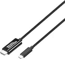 Best Buy essentials™ - 6' USB-C to HDMI Cable - Black - Front_Zoom