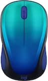 Logitech - Design Collection Limited Edition Wireless 3-button Optical Ambidextrous Mouse with Colorful Designs - Wireless - Blue Aurora