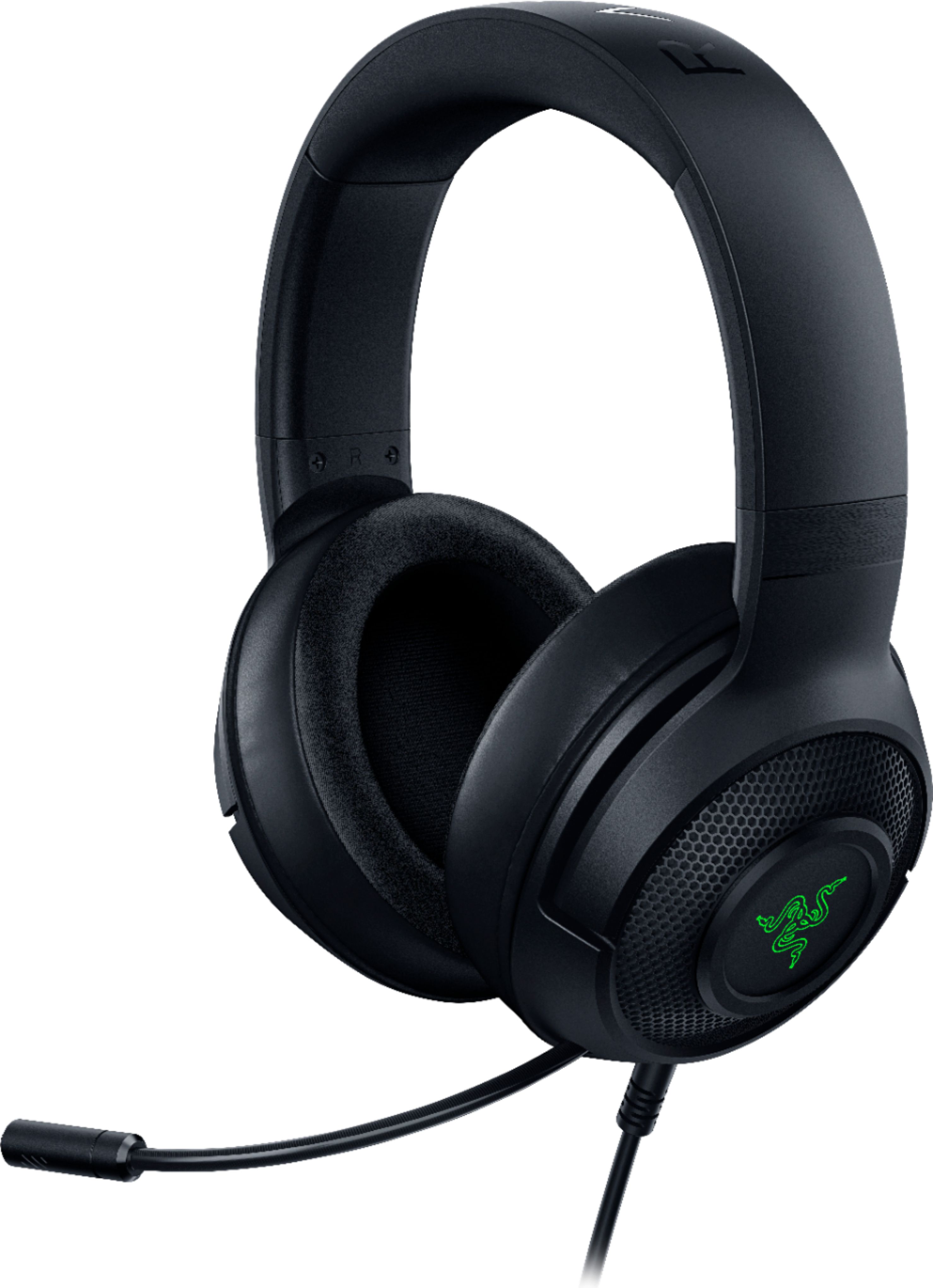 Razer - Kraken V3 X Wired 7.1 Surround Sound Gaming Headset for PC and Mac with RGB Lighting - Black