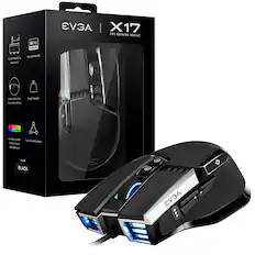 Front. EVGA - EVGA X17 Wired Optical Gaming Mouse.