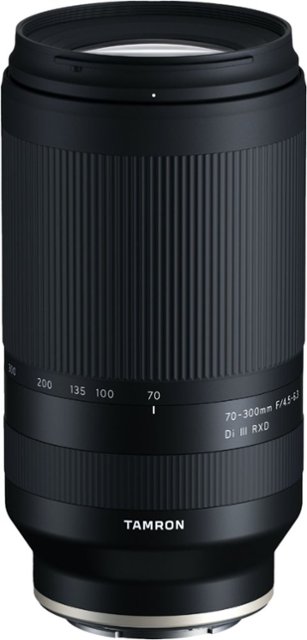 Front Zoom. Tamron - 70-300mm F/4.5-6.3 Di III RXD Telephoto Zoom Lens for Sony E-Mount.