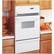 Alt View 11. GE - 24" Built-In Single Gas Wall Oven - White on White.