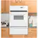 Alt View 12. GE - 24" Built-In Single Gas Wall Oven - White on White.