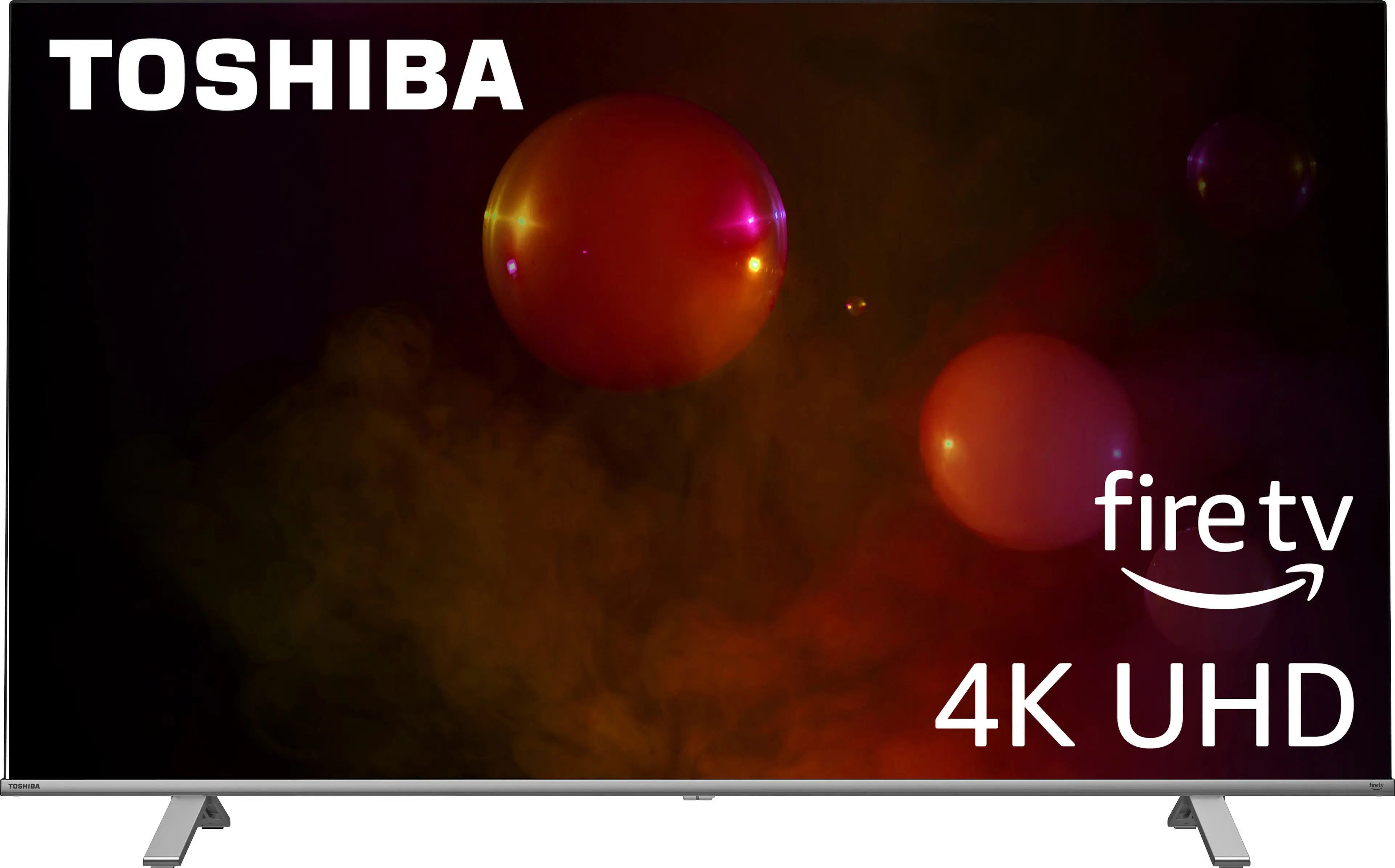 Front. Toshiba - 75" Class C350 Series LED 4K UHD Smart Fire TV - Black.