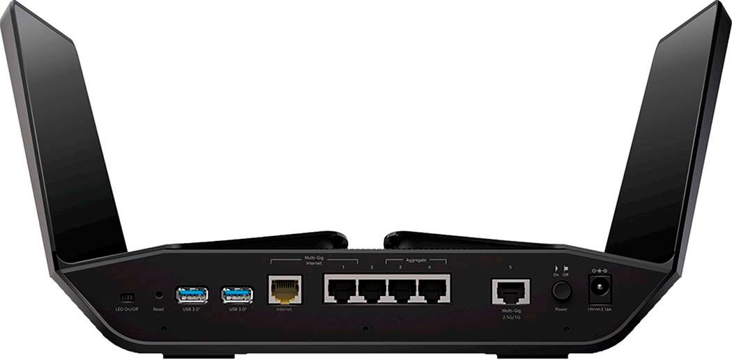 Netgear Nighthawk 12 Stream WiFi 6E Router RAXE500 AXE11000 Tri Ba