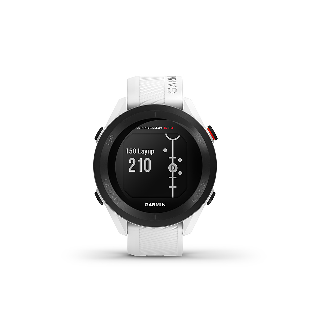 Garmin Approach S12 GPS Smartwatch 33mm White 010-02472-02 Best Buy