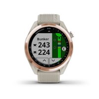 Garmin - Approach S42 GPS Smartwatch 30mm Metal - Rose Gold - Front_Zoom