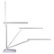 Alt View Zoom 13. OttLite - Entice LED Desk Lamp with Wireless Charging - Silver.