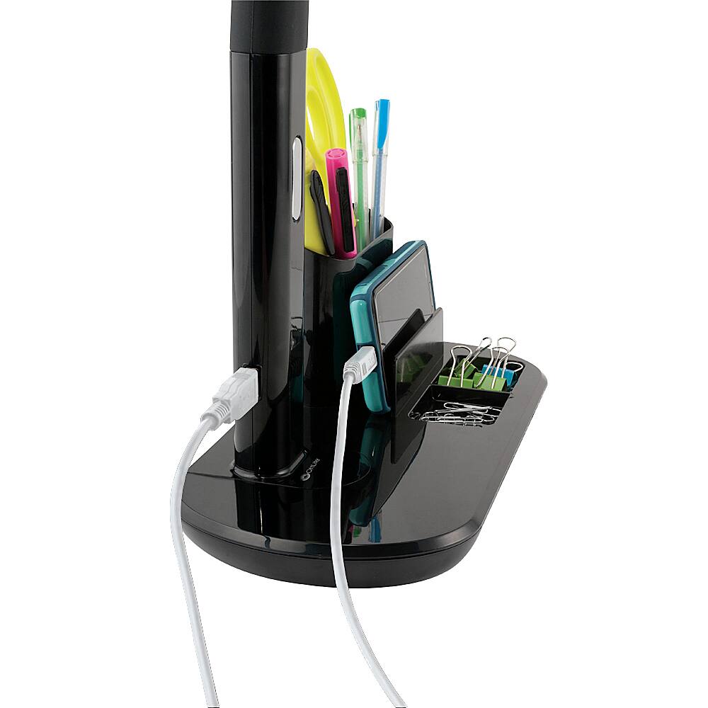 Best Buy OttLite LED Pivoting Bankers Lamp with USB Charging Port