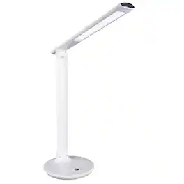 OttLite - Emerge LED Sanitizing Desk Lamp w/ SpectraClean Disinfection, 3 Brightness Settings, Touch Activated Controls & USB Port - White