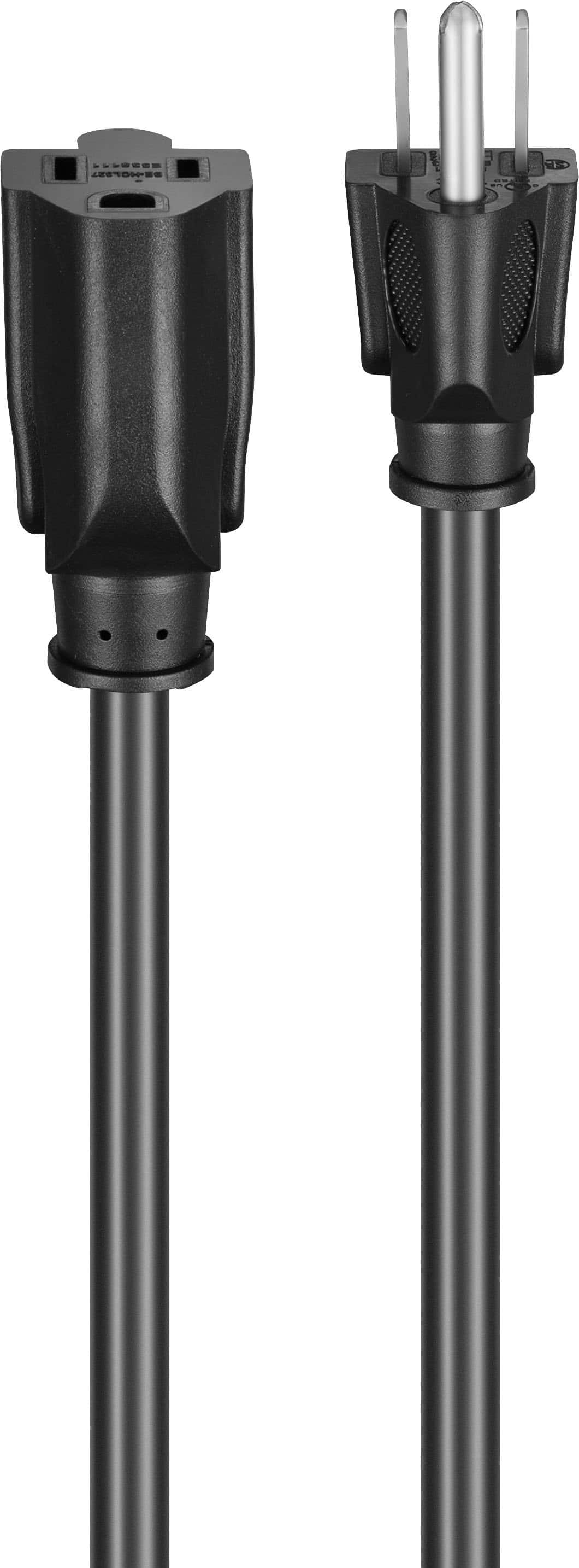 Alt View 11. Best Buy essentials™ - 12' 16ga Extension Power Cord - Black.