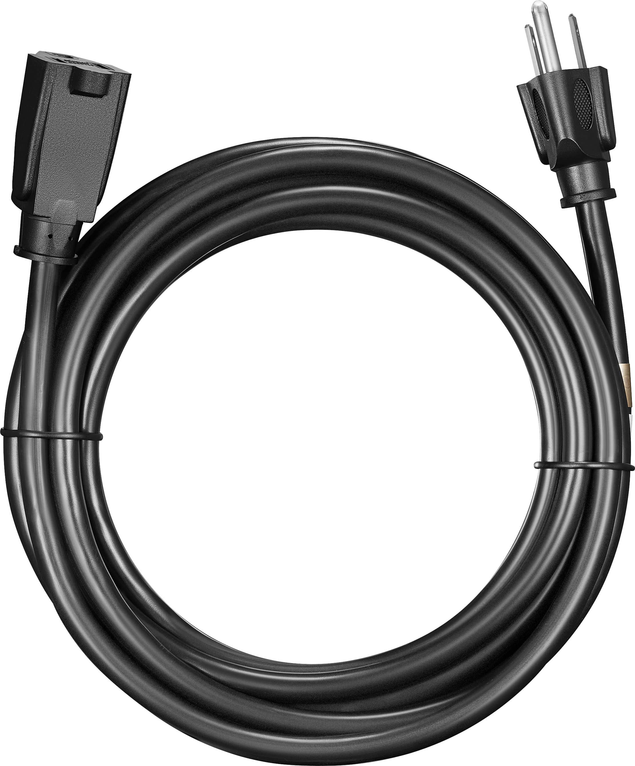 Alt View 13. Best Buy essentials™ - 12' 16ga Extension Power Cord - Black.