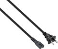 Angle Zoom. Best Buy essentials™ - 6' 2-Slot Polarized Power Cord - Black.