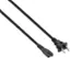 Angle. Best Buy essentials™ - 6' 2-Slot Polarized Power Cord - Black.