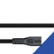 Alt View 15. Best Buy essentials™ - 6' 2-Slot Polarized Power Cord - Black.