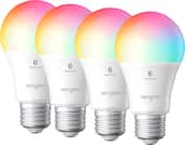 Sengled - Smart A19 LED 60W Bulb Bluetooth Mesh Works with Amazon Alexa (4-Pack) - Multicolor
