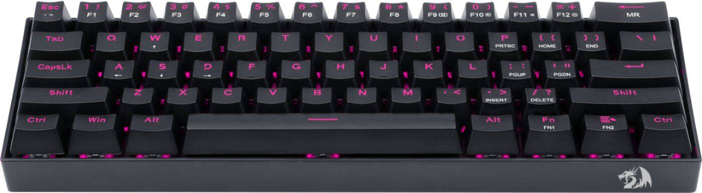 Alt View 11. REDRAGON - K630 Dragonborn TKL Wired Gaming Mechanical Brown Switch Keyboard with Backlighting - Black.