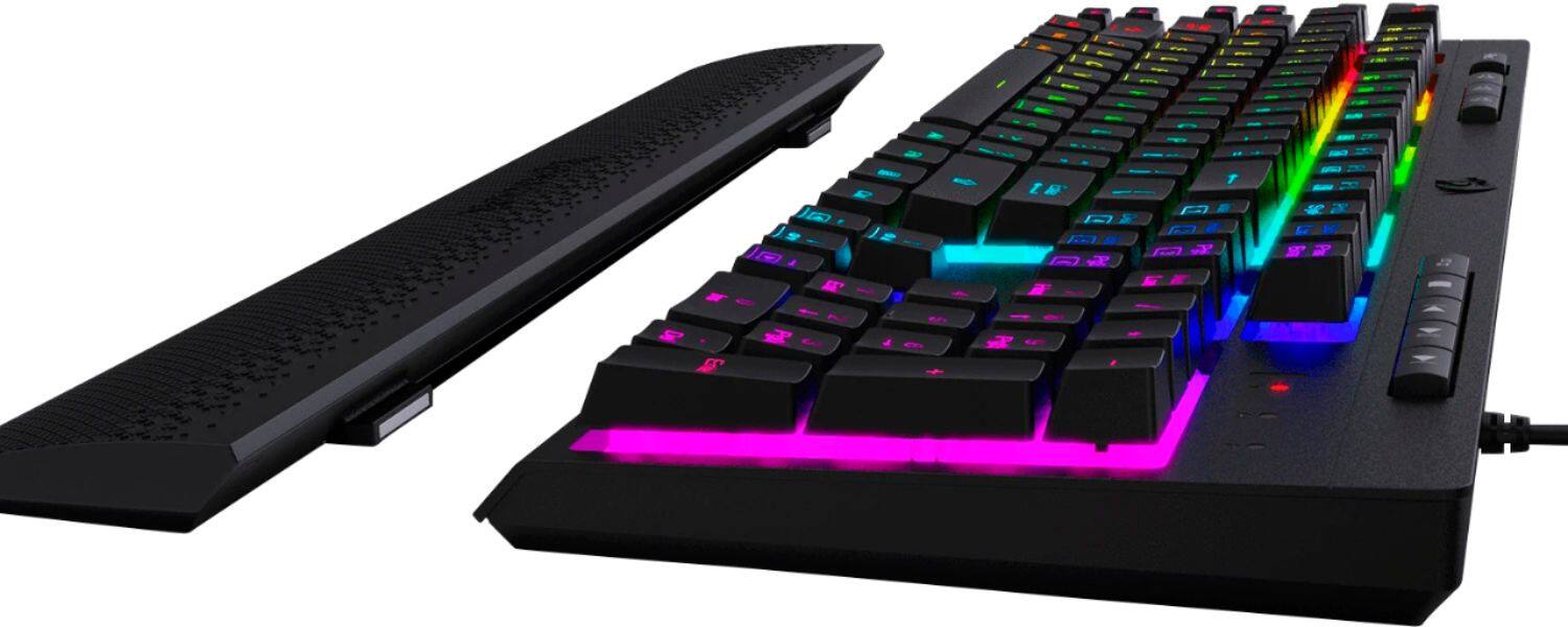 Alt View 15. REDRAGON - Shiva Full-size Wired Membrane Gaming Keyboard with RGB Backlighting - Black.